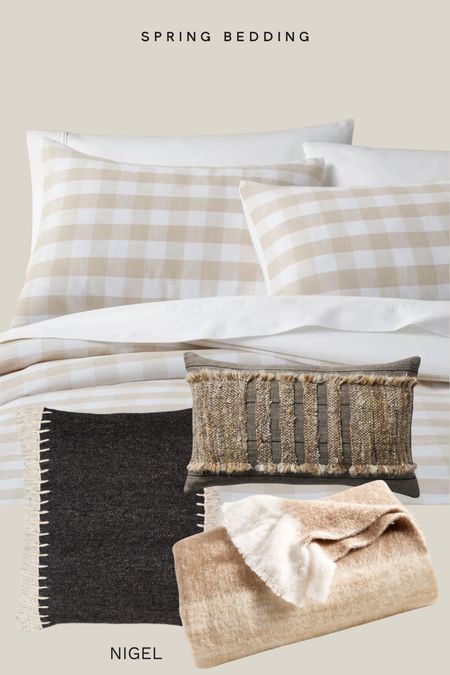 This gingham print is such a fun addition to the bedroom for spring! Paired it with some moodier pillows for a fun contrast! 

Bedroom 
Spring bedding 
Bedding 
Bedroom decor 


#LTKhome