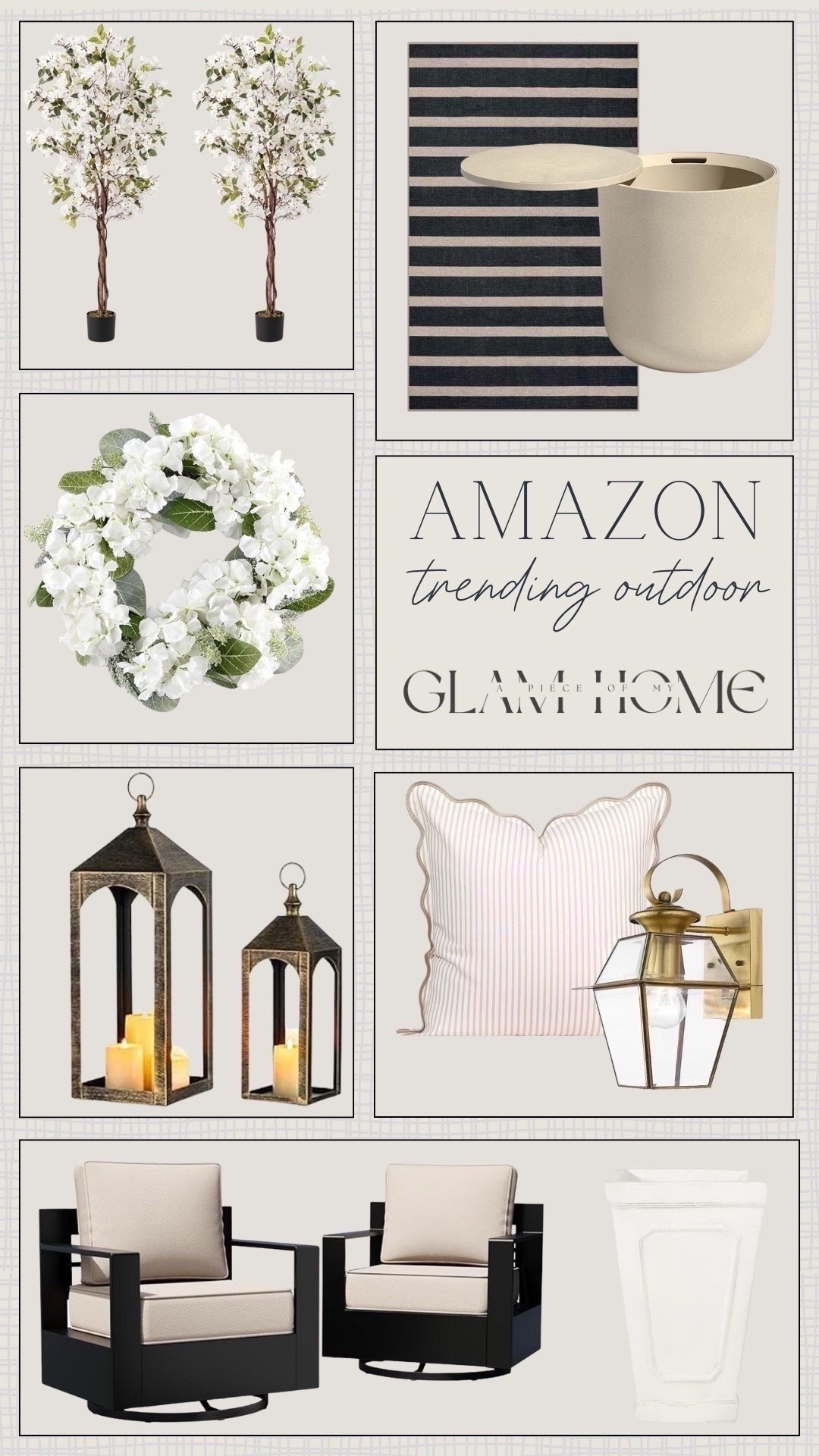 Amazon trending outdoor finds! 


Amazon outdoor finds, Amazon outdoor decor, trending Amazon outdoor, outdoor living ideas, backyard decor, patio refresh, outdoor entertaining, outdoor furniture Amazon, outdoor sectional sofa, outdoor conversation set, patio chairs outdoor, outdoor lounge chairs, outdoor dining set, bistro set outdoor, weather resistant outdoor furniture, outdoor rug patio, washable outdoor rug, neutral outdoor rug, fire pit outdoor, propane fire pit table, smokeless fire pit, tabletop fire pit, patio umbrella outdoor, cantilever umbrella, shade sail patio, pergola outdoor, pop up pergola, string lights outdoor, solar outdoor lights, LED patio lights, outdoor lanterns, outdoor side table, patio coffee table, outdoor throw pillows, neutral outdoor pillows, outdoor cushions replacement, planters outdoor, large outdoor planters, faux outdoor plants, outdoor privacy screen, backyard styling, patio decor ideas, small patio ideas, apartment patio decor




#liketkit 
@shop.ltk
https://liketk.it/5Vn6B



#liketkit #LTKU #LTKSeasonal #LTKHome
@shop.ltk
https://liketk.it/5YJos