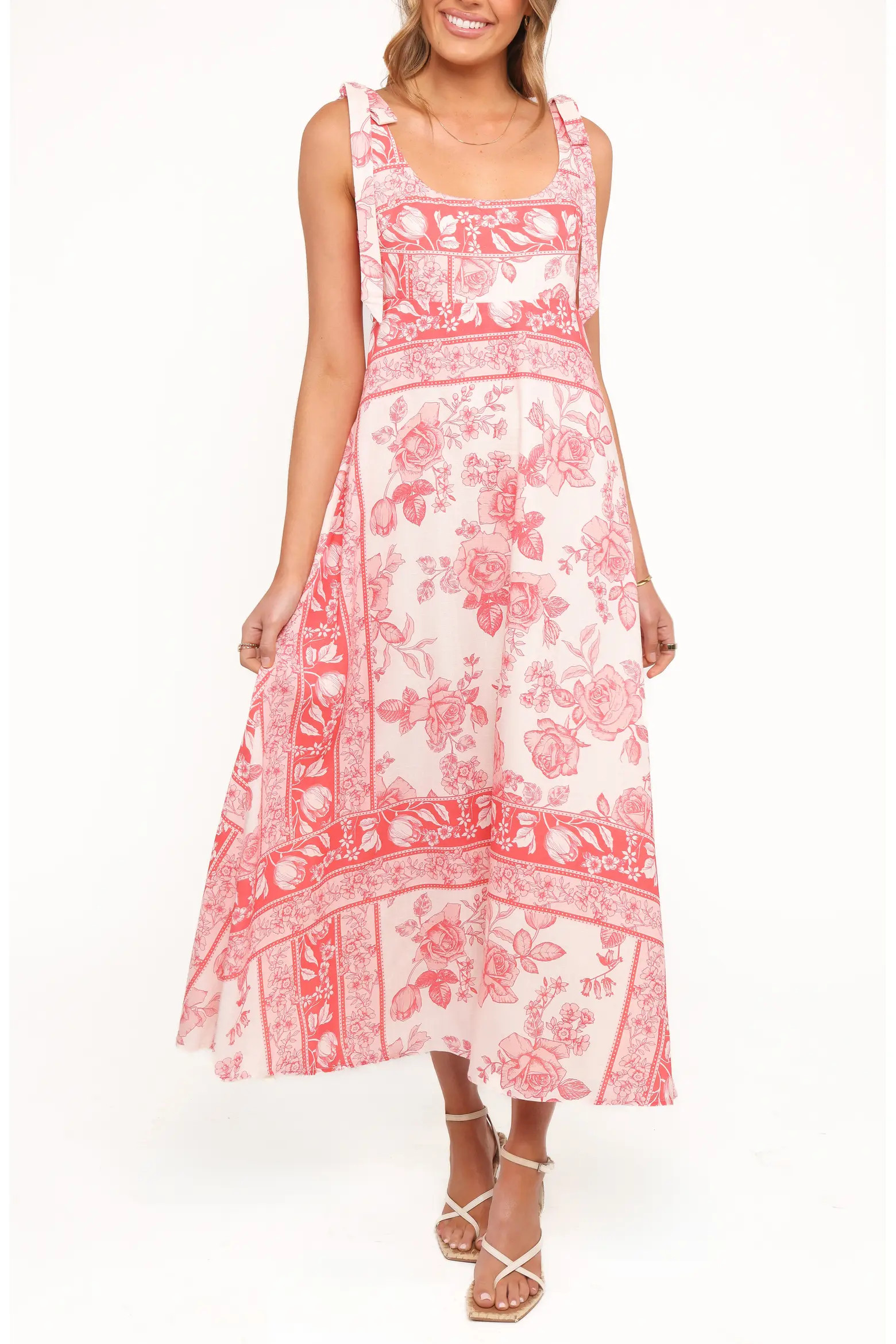 Valara Tie Shoulder Maxi Sundress (Women) | Nordstrom | Nordstrom