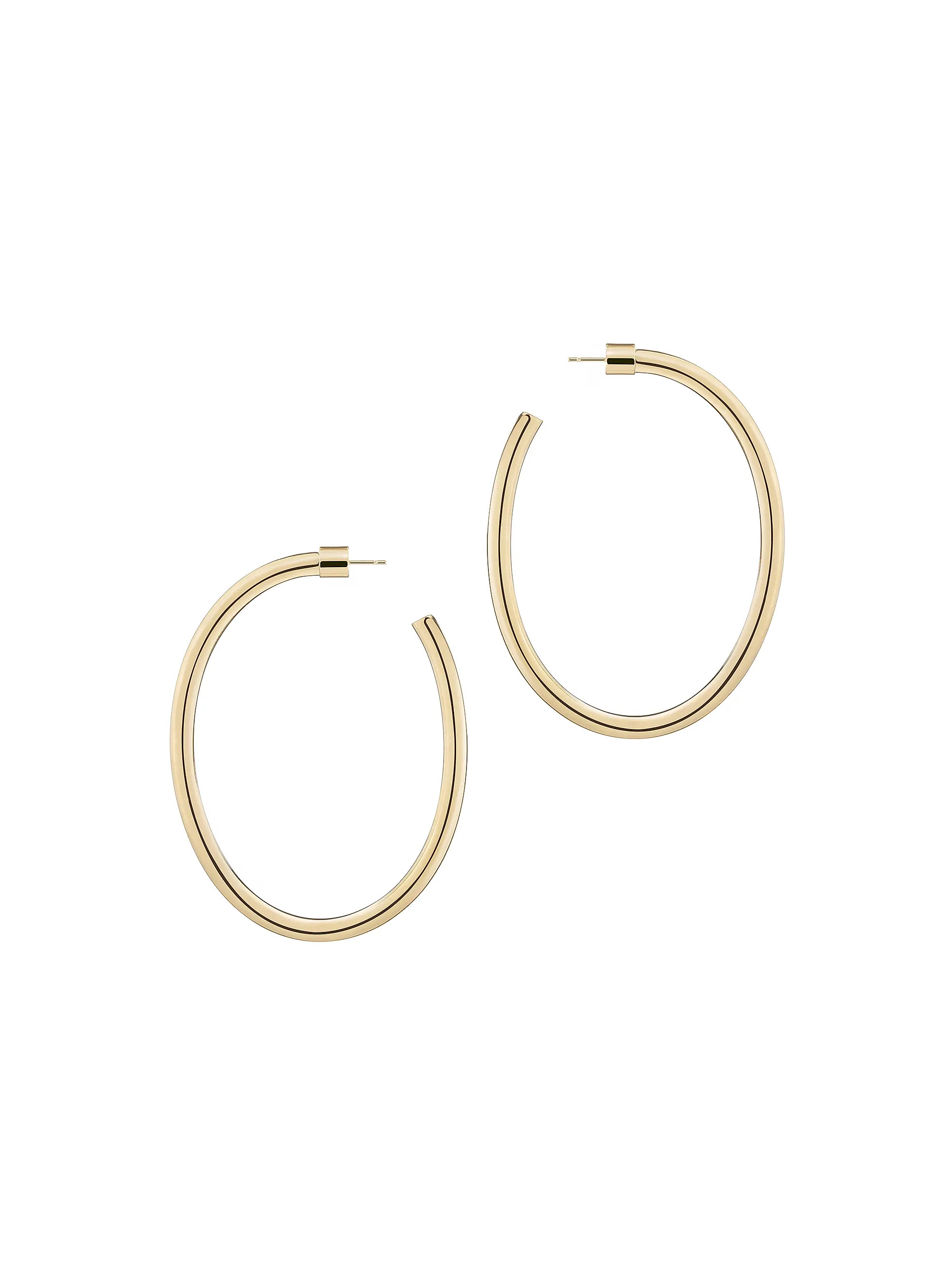 Law 10K-Gold-Plated Petite Hoop Earrings | Saks Fifth Avenue