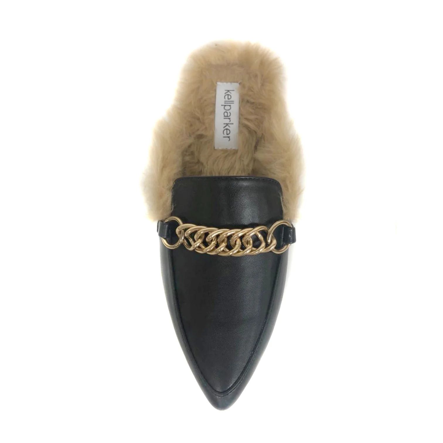 Vegan Fur Chain Mule | Kell Parker