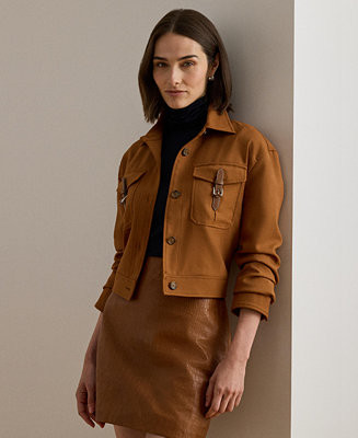 Lauren Ralph LaurenWomen's Long Sleeve Cropped Jacket | Macy's
