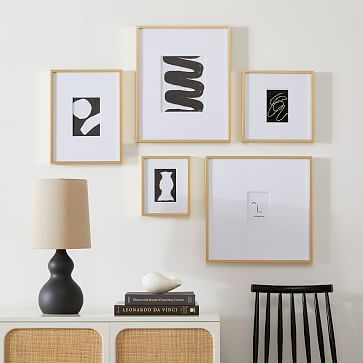 The Small-Space Organic Gallery Frames, White, Set of 5 | West Elm (US)