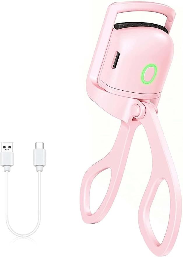 Heated Eyelash Curlers, Rechargeable Electric Eyelash Curler, 2 Heating Modes Quick Natural Curli... | Amazon (US)