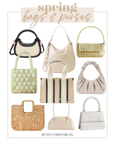A roundup of the cutest spring bags! 🌸 

Spring, spring finds, spring fashion, spring accessories, spring bags, spring purses, fashion finds, fashion favorites, bags, purses, straw bags, beaded bag, leather bag, cute bags, cute purses, in my cart, outfit inspiration, neutral bags, neutral purses, Target, Amazon, Anthropologie, LTK Spring Sale, fancythingsblog

#LTKitbag #LTKSeasonal #LTKFind