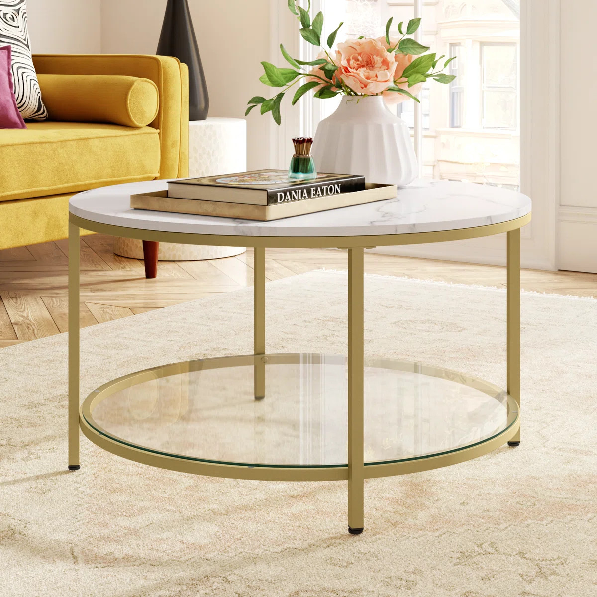 Waldorf Round Coffee Table with Storage | Wayfair North America