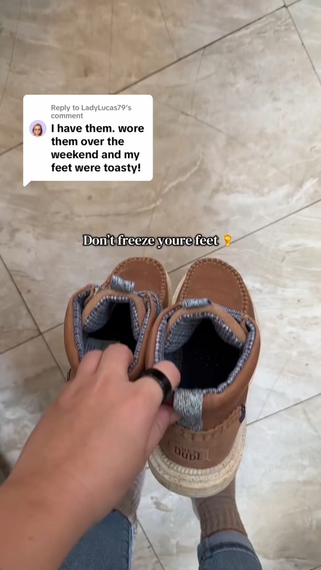 you can wear hey dudes and keep your feet toasty wear #heydude #heydudeshoes #heydudesuperbrandday #tiktokshopcreatorpicks #heydudepartner