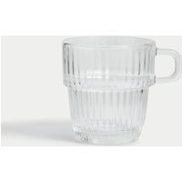 M&S Collection Ribbed Glass Cappuccino Cup | Marks & Spencer (UK)