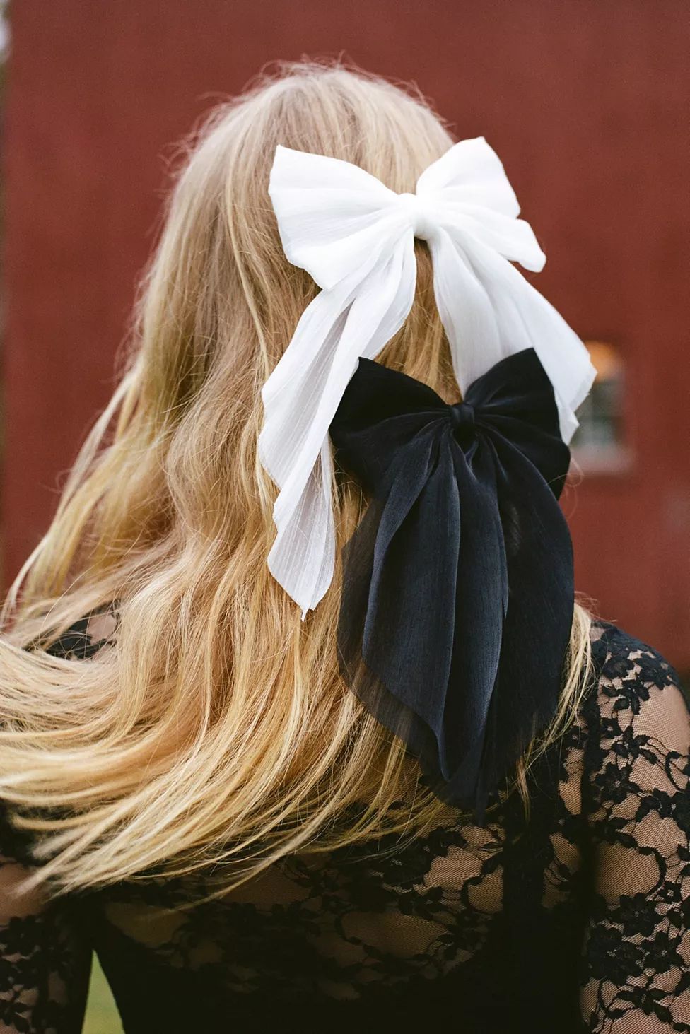 Satin Hair Bow Barrette | Urban Outfitters (US and RoW)