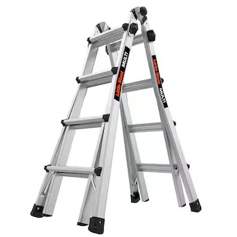 Little Giant Ladders Multi M17 18-ft Reach Type 1a- 300-lb Load Capacity Telescoping Multi-Positi... | Lowe's
