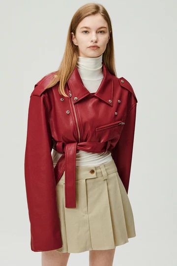 Emma Cropped Rider Jacket | Storets (Global)