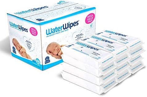 WaterWipes Original Baby Wipes, 99.9% Water, Unscented & Hypoallergenic for Sensitive Newborn Skin,  | Amazon (US)