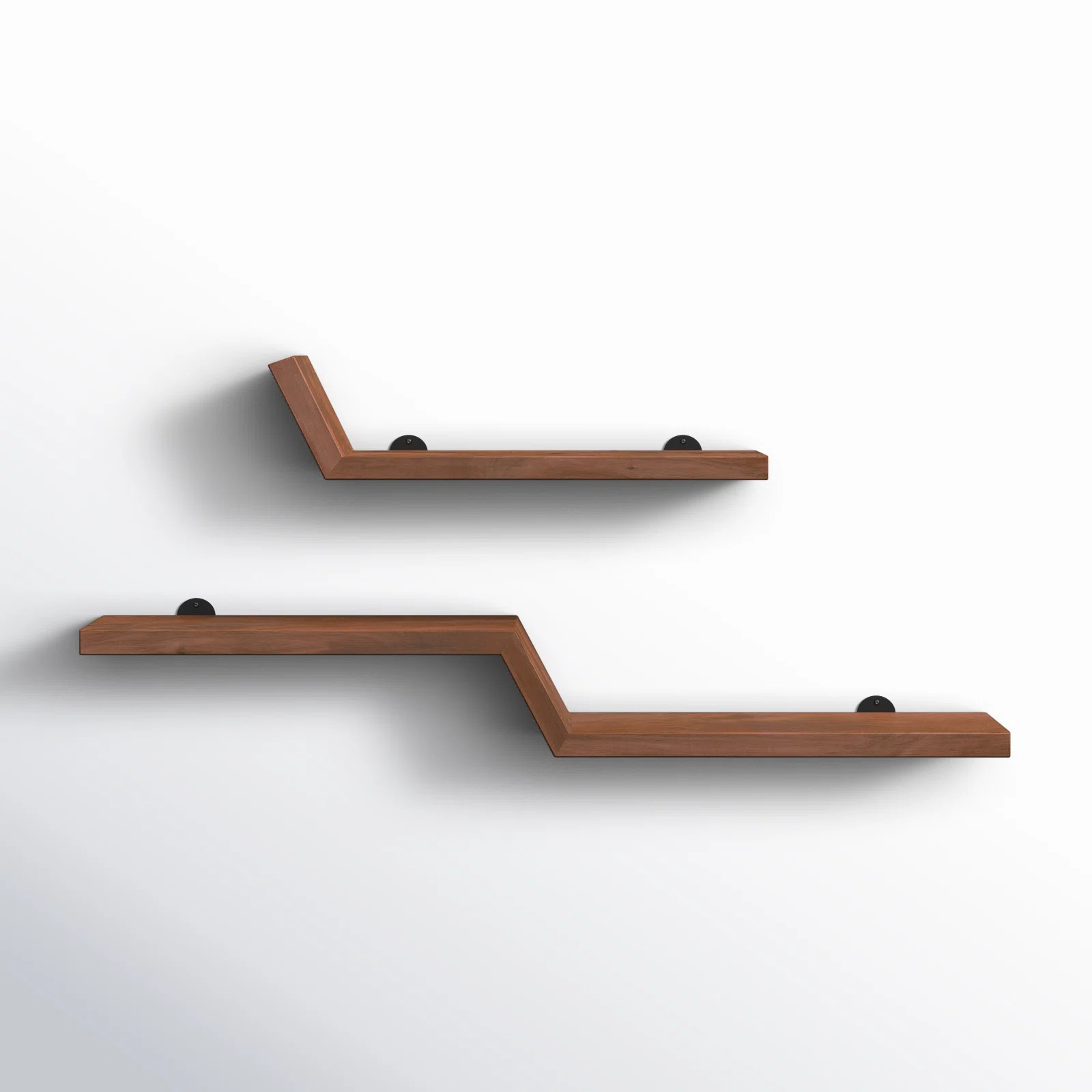 Marv 2 Piece Mango Floating Shelf | Wayfair North America