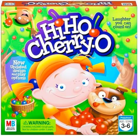 Hasbro Gaming Hi Ho Cherry-O Board Game for 2 to 4 Players Kids Ages 3 and Up (Amazon Exclusive) | Amazon (US)