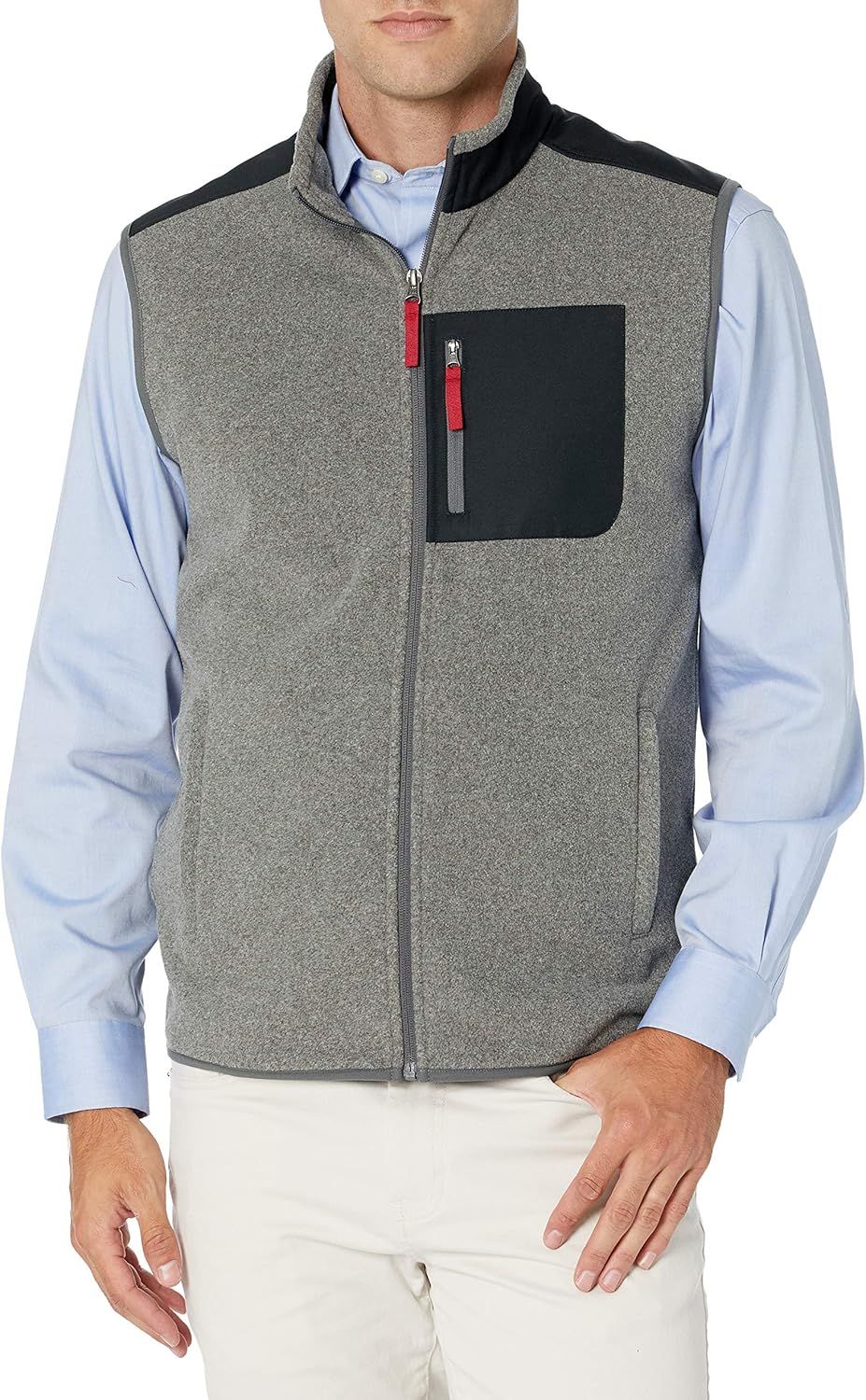 Amazon Essentials Men's Full-Zip Polar Fleece Vest | Amazon (US)