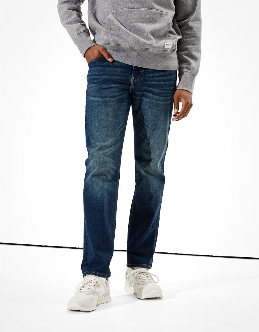 AE AirFlex+ Original Straight Jean | American Eagle Outfitters (US & CA)