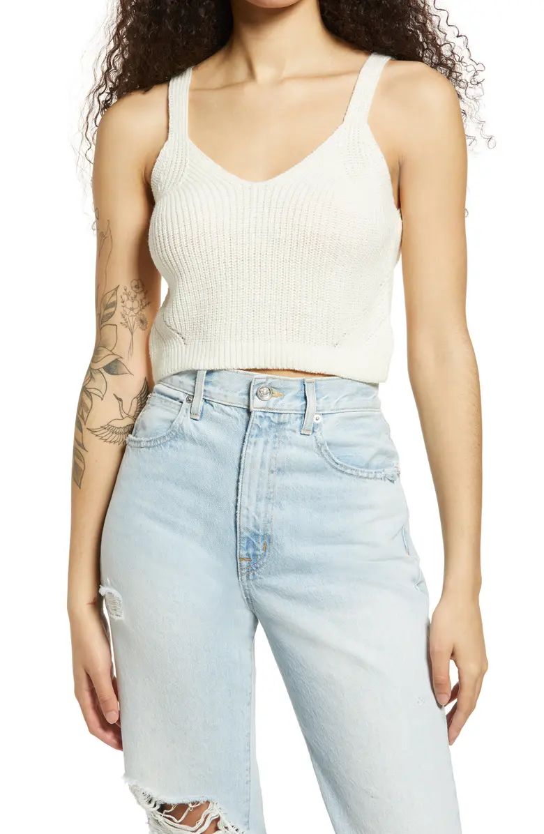 VERO MODA Henja Crop Sweater Tank Top | Nordstrom | Nordstrom