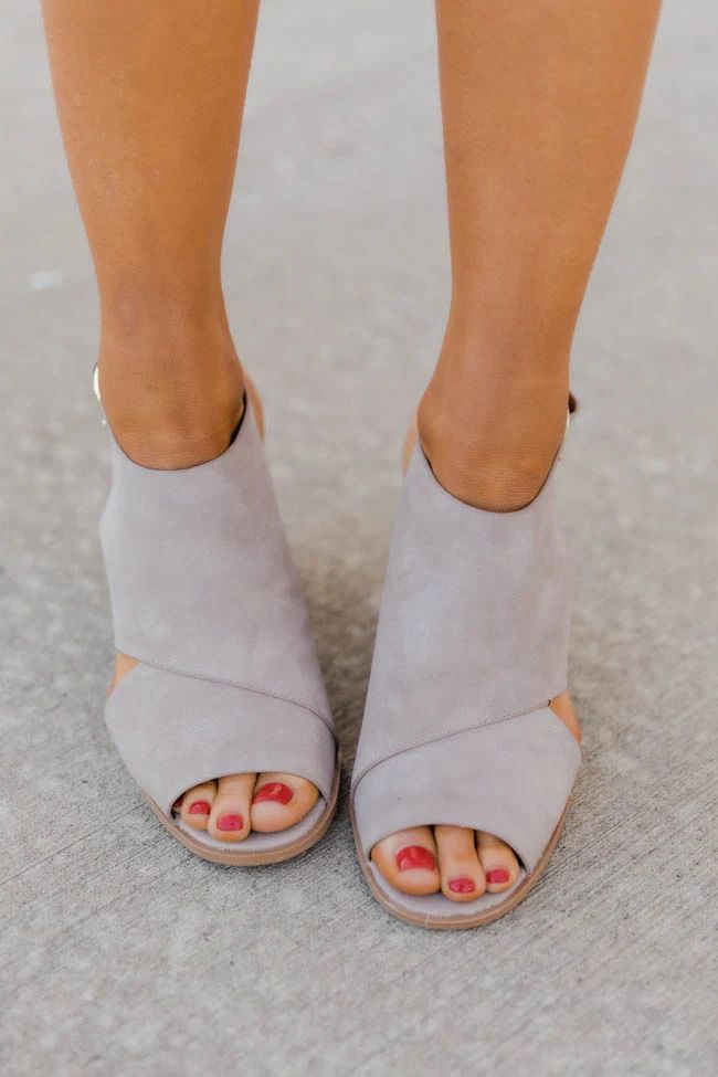 Emerson Taupe Booties | The Pink Lily Boutique