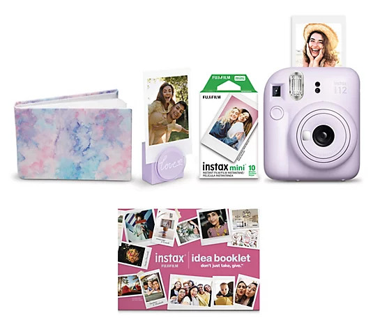 Fujifilm Instax Mini 12 Instant Print Camera with Accessories - QVC.com | QVC