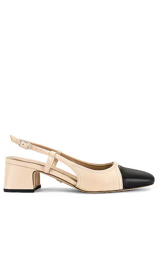 Tarra Sling Back in Sand & Black | Revolve Clothing (Global)