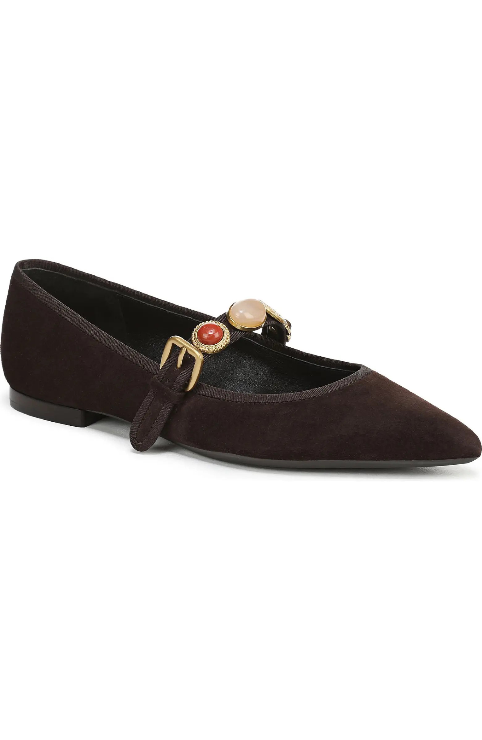Selene Charms Pointed Toe Flat (Women) | Nordstrom