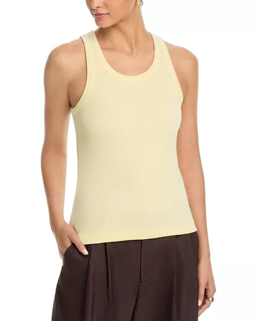 Ribbed Scoop Neck Tank | Bloomingdale's (AU)