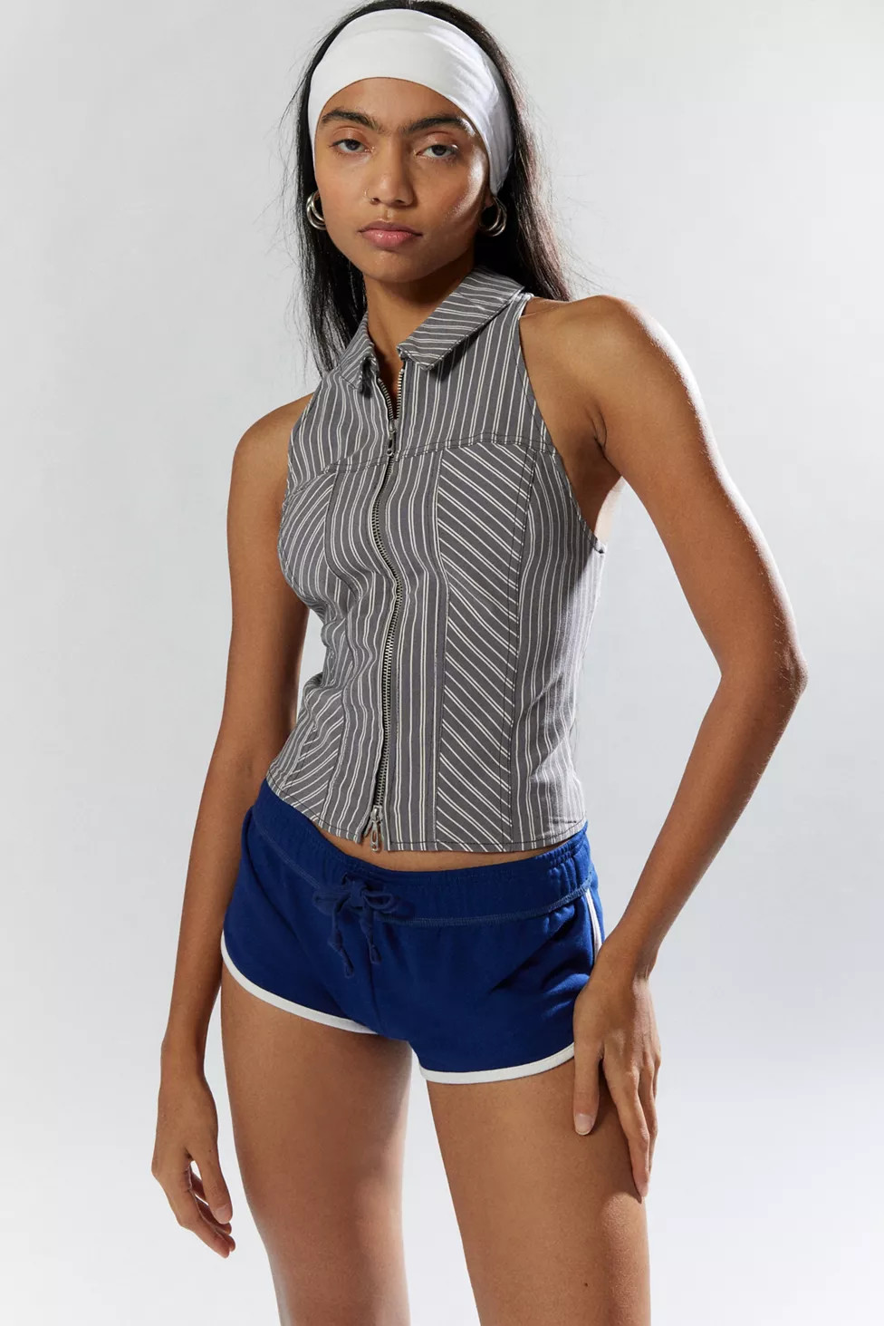 Silence + Noise Jojo Zip Halter Top | Urban Outfitters (US and RoW)