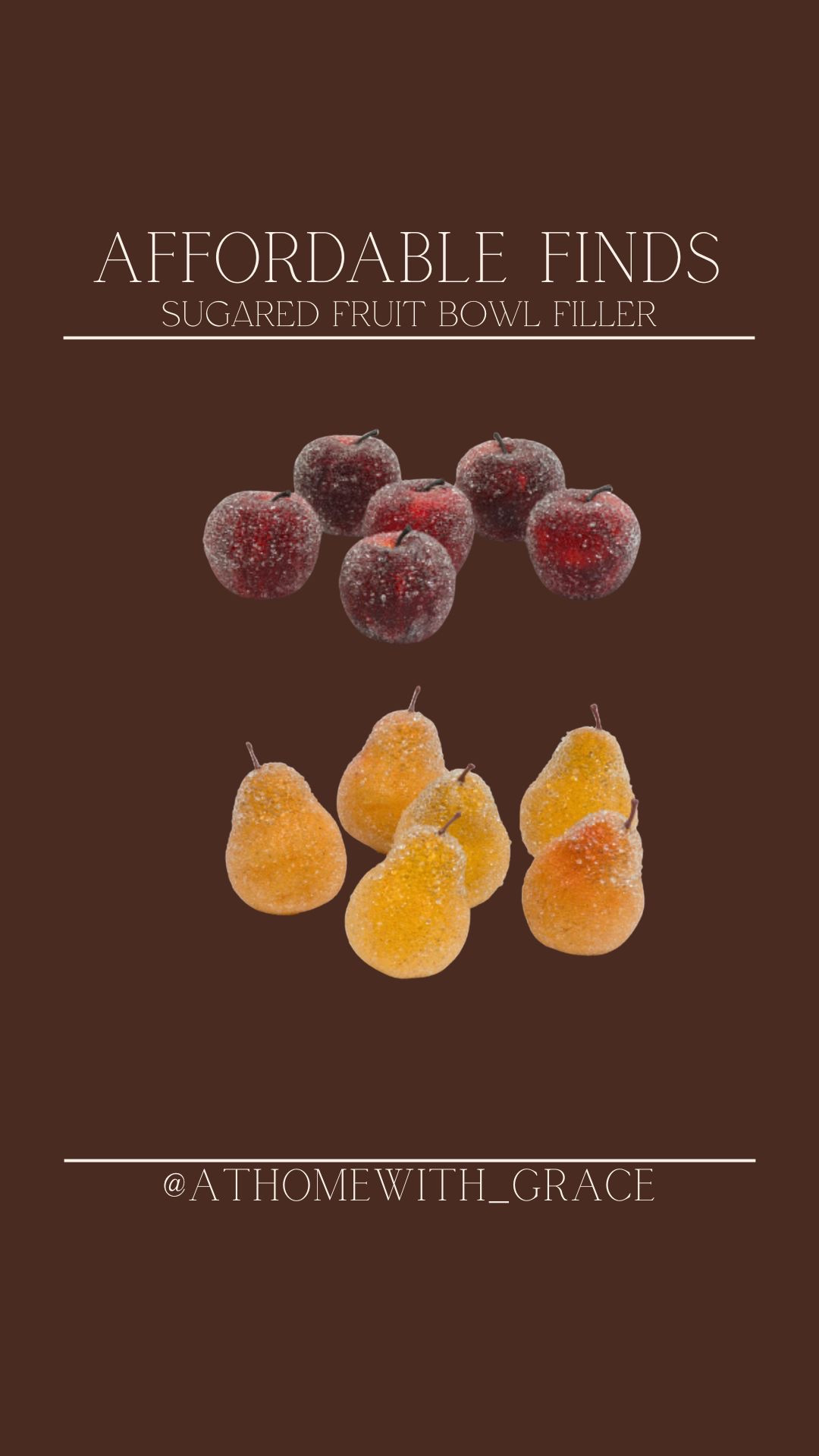 Sugared fruit for holidays. Christmas. How filler  

#LTKHome #LTKSeasonal