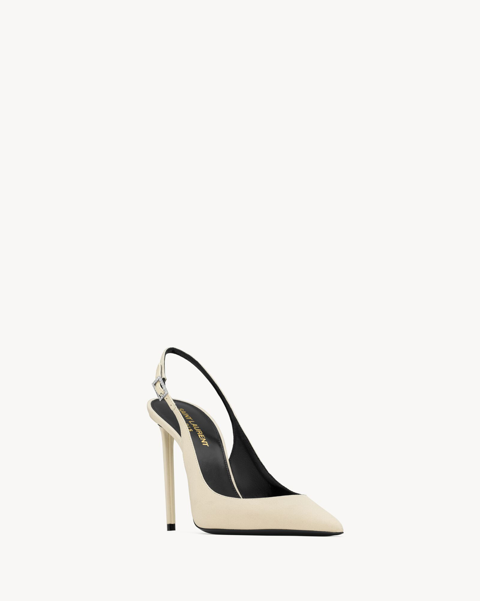 zoe slingback pumps in crepe de chine | Saint Laurent Inc. (Global)