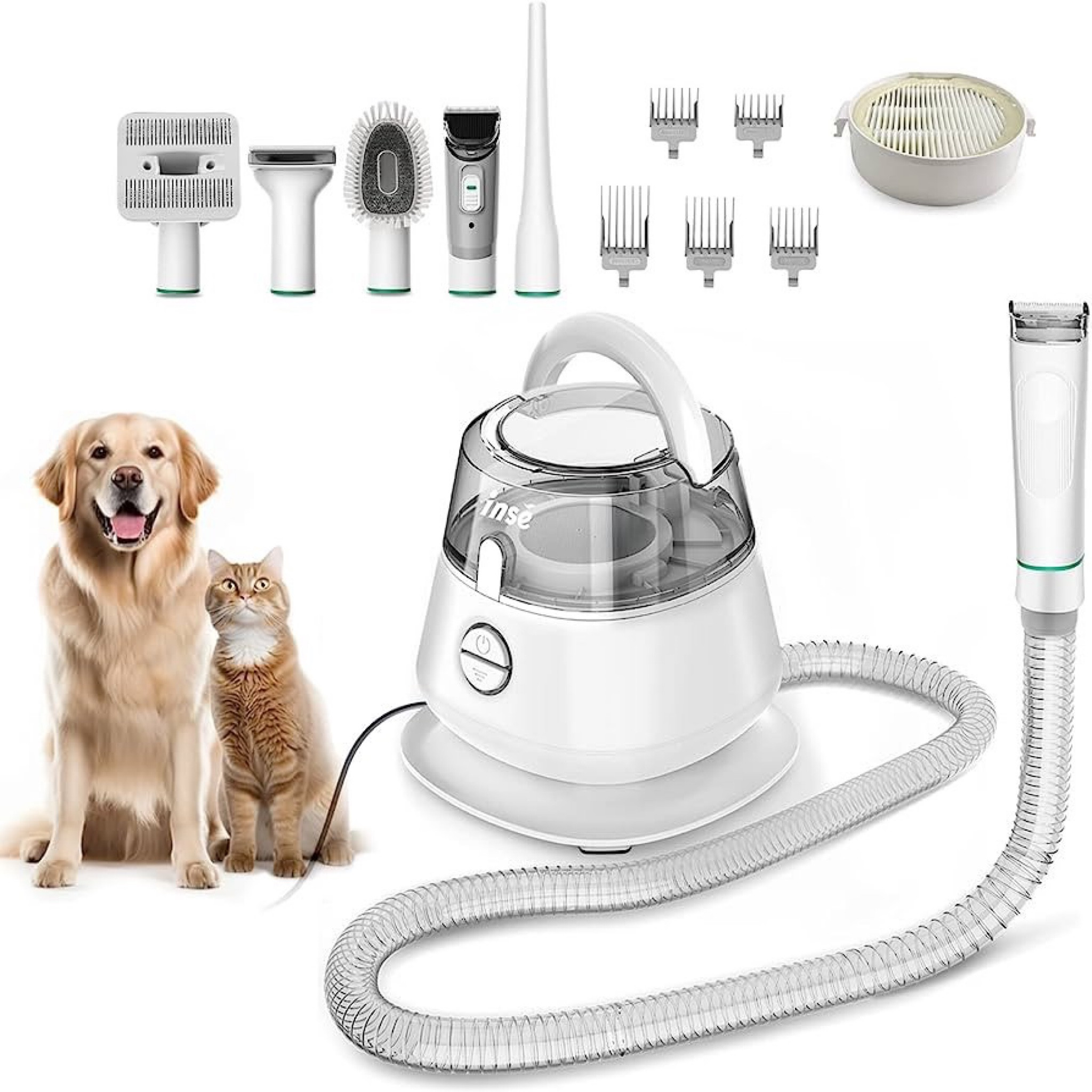 I absolutely love this pet vacuum and grooming kit I use it weekly on my golden retriever to keep him looking fresh & groomed during hot summer months! #LTKpet #LTKhomemusthaves #ltkdog #ltksale 

#LTKhome #LTKsalealert #LTKxPrimeDay