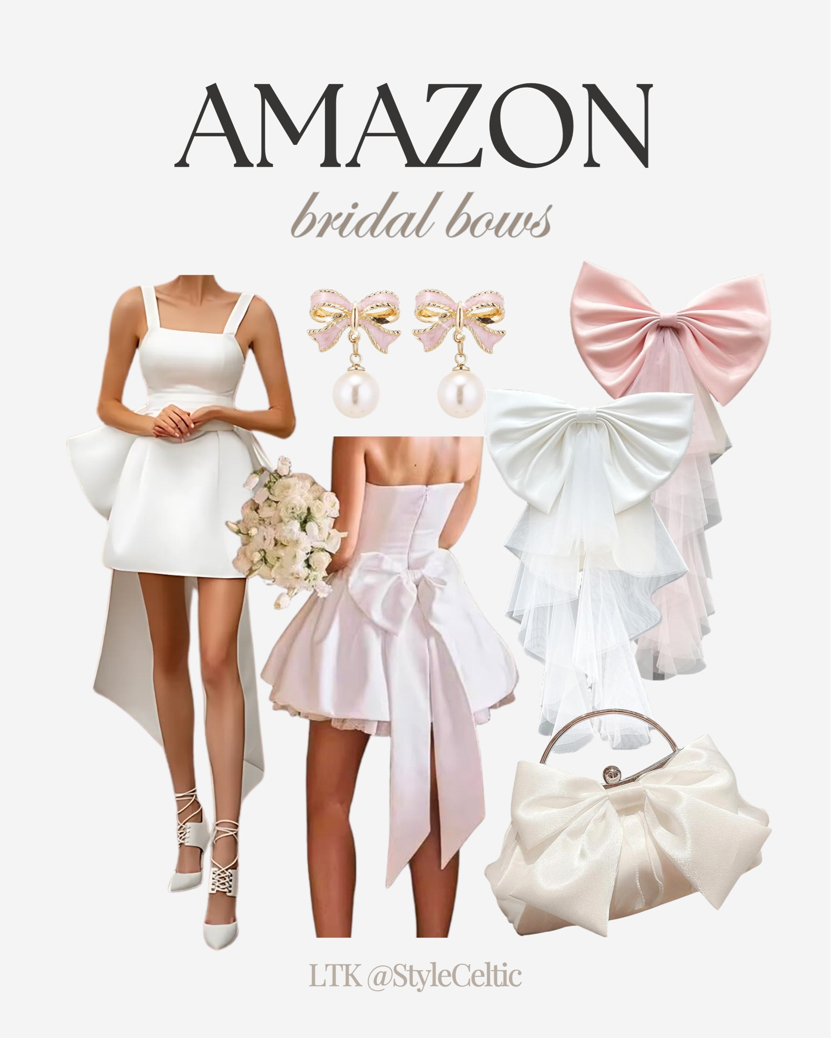 Amazon Bows and Bridal Favorites ✨🎀
.
.
Bridal dresses, bridal shower, bows bridal shower, dresses with bows, bow dresses, shower dresses, wedding dress, bow veils, bridal dress, bow accessories, ribbon shower theme, ribbon bow earrings, bow accessories, bow purse, bow clutch, bridal clutches, bridal bags, rehearsal dinner dress, destination wedding outfits, bridal outfits, bridal ideas, white dresses, pink dresses, pink outfits, white outfits, wedding ideas

#LTKParties #LTKWedding #LTKFindsUnder100