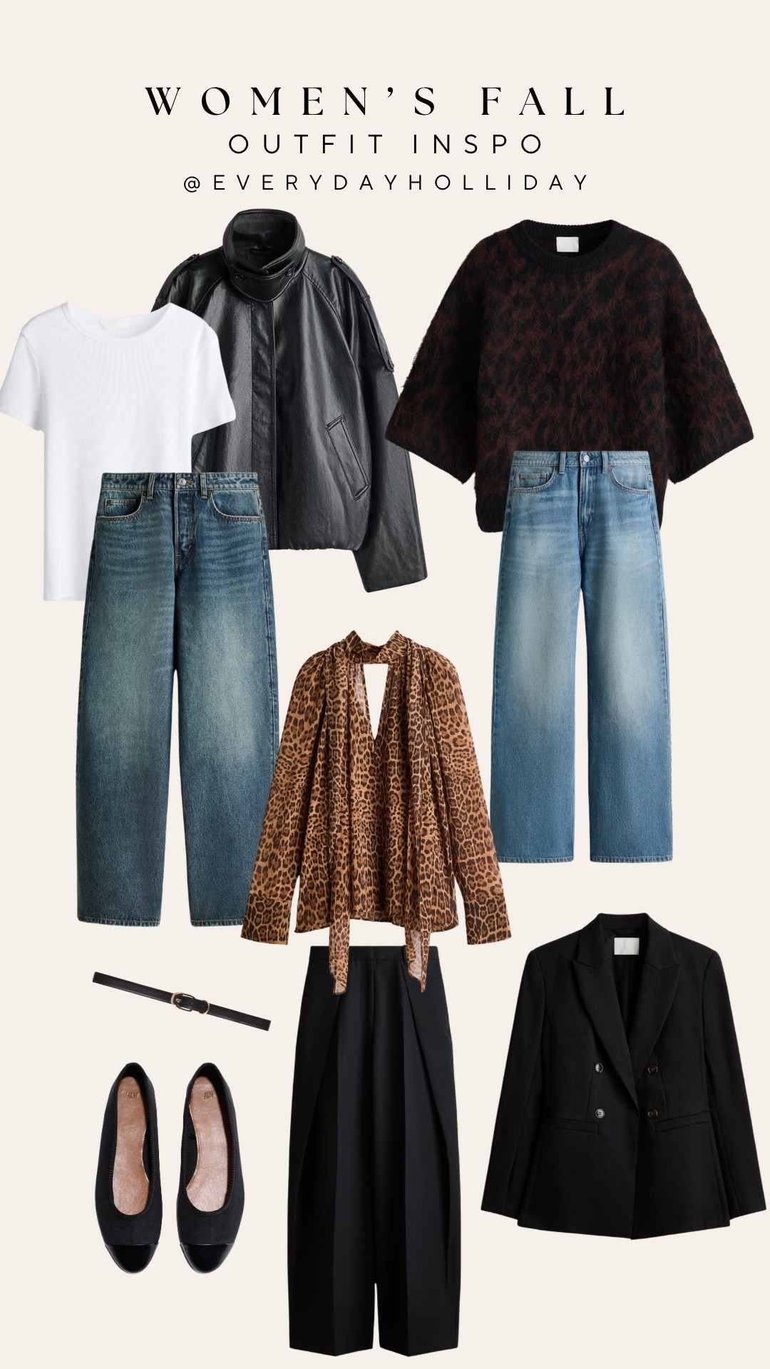 Building my fall capsule wardrobe one piece at a time 🖤 Which outfit combo is your favorite?

#LTKgrwm #LTKootd #LTKBeauty