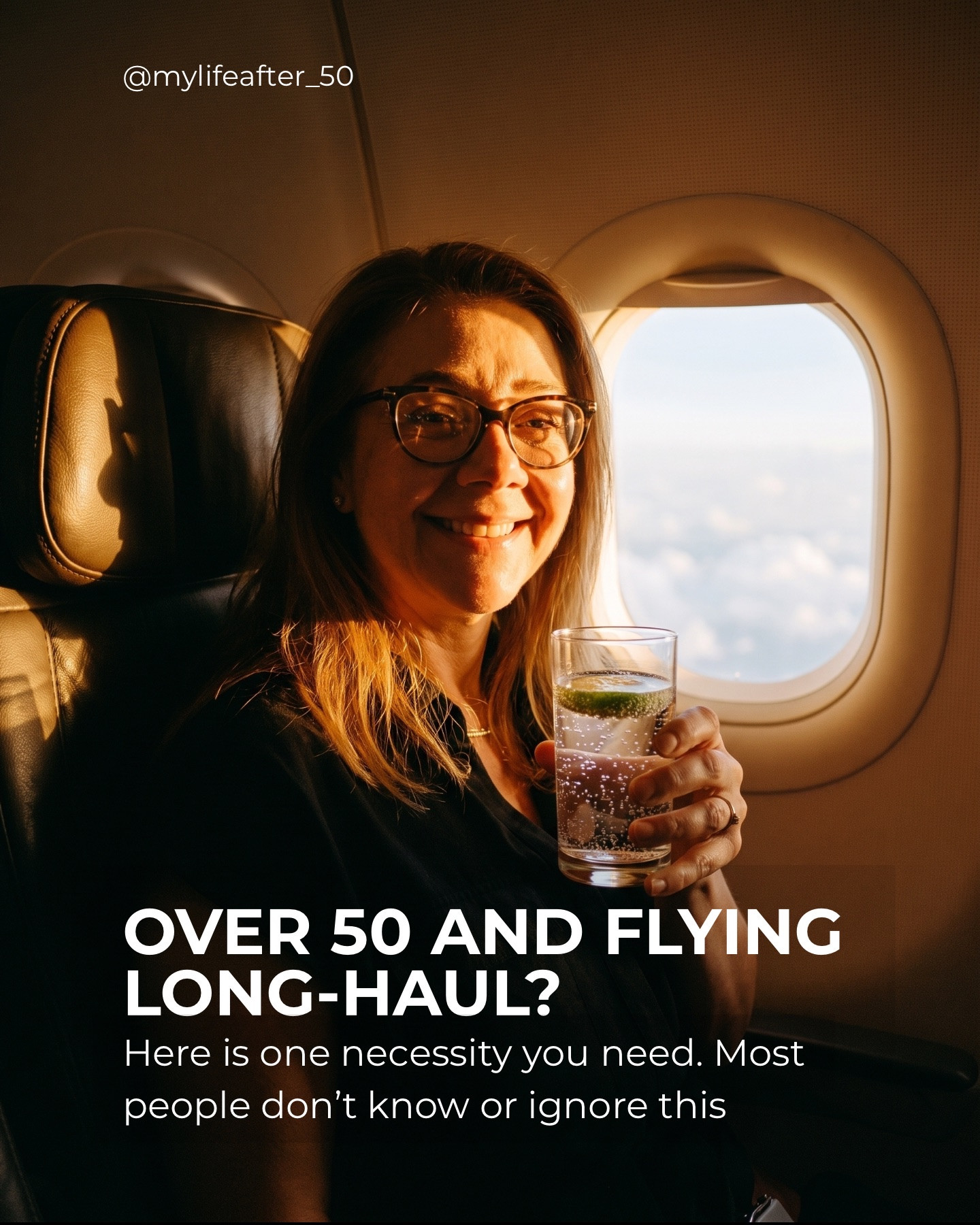 Did you know that sitting still on the ✈️ especially for more than 4 hours quietly raises your risk of leg swelling and blood clots? Nobody at the gate mentions it. But you are at high risk if you fall into on of these categories:

 - You are over 60.
- You have obesity or recent major weight loss surgery.
- You have a personal or family history of blood clots.
- You take estrogen-containing hormone therapy.
- You have cancer or certain clotting disorders.
- You have significant varicose veins or limited mobility.

For most healthy travelers on long flights the solution is simple :
- Wear knee-high compression stockings with 15–20 mmHg compression.
- Put them on before boarding while your legs are not yet swollen.
- Keep them on until you’ve been walking around after landing.

Compression stockings are only part of prevention. For more recommendations and for the link to my favorite compression stockings comment STOCKINGS and get link to your DM.
⬇️ https://liketk.it/6kkMQ

Save this for your next trip, and send it to the friend who's flying soon.

Follow for more easy tips and advice on beauty, style and lifestyle for women over 50.

#LTKtravel #LTKover50style #LTKstyletip