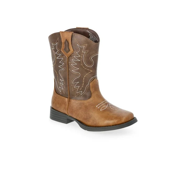 Wonder Nation Toddler & Boys Western Boot | Walmart (US)