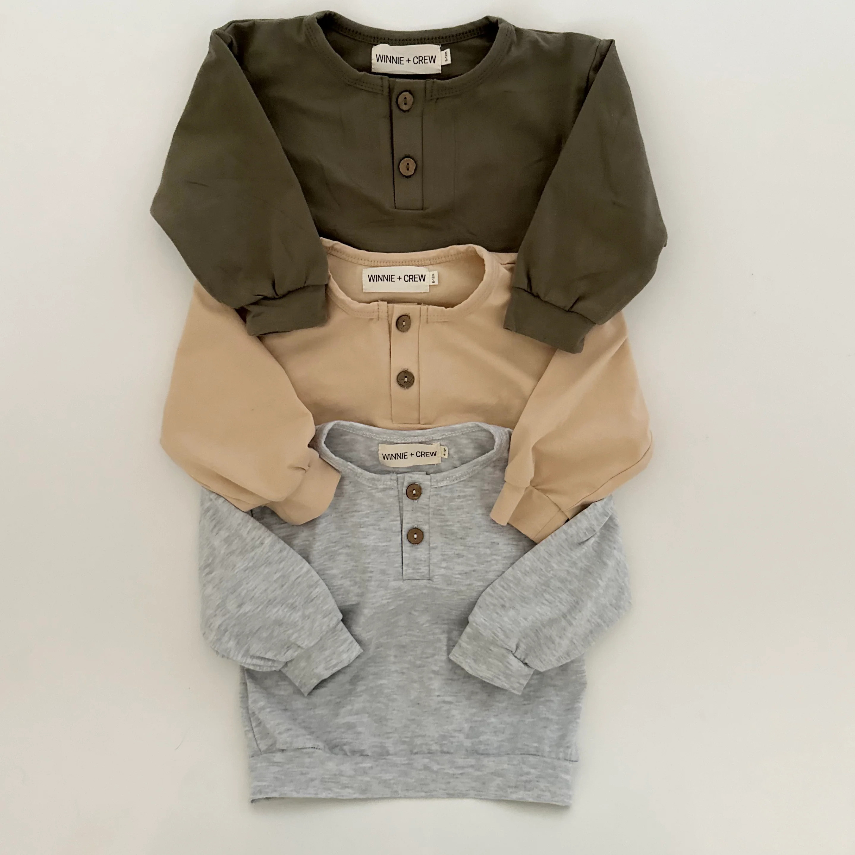 Cotton Henley Shirt | Baby & Toddler | WinnieandCrew.com | Winnie and Crew