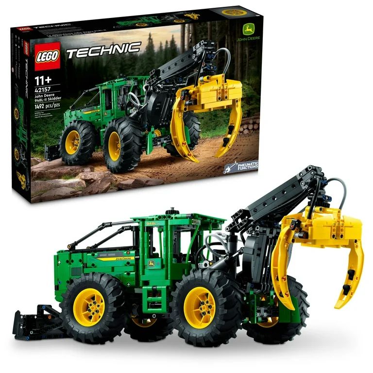 LEGO Technic John Deere 948L-II Skidder 42157 Advanced Tractor Toy Building Kit for Kids Ages 11 ... | Walmart (US)