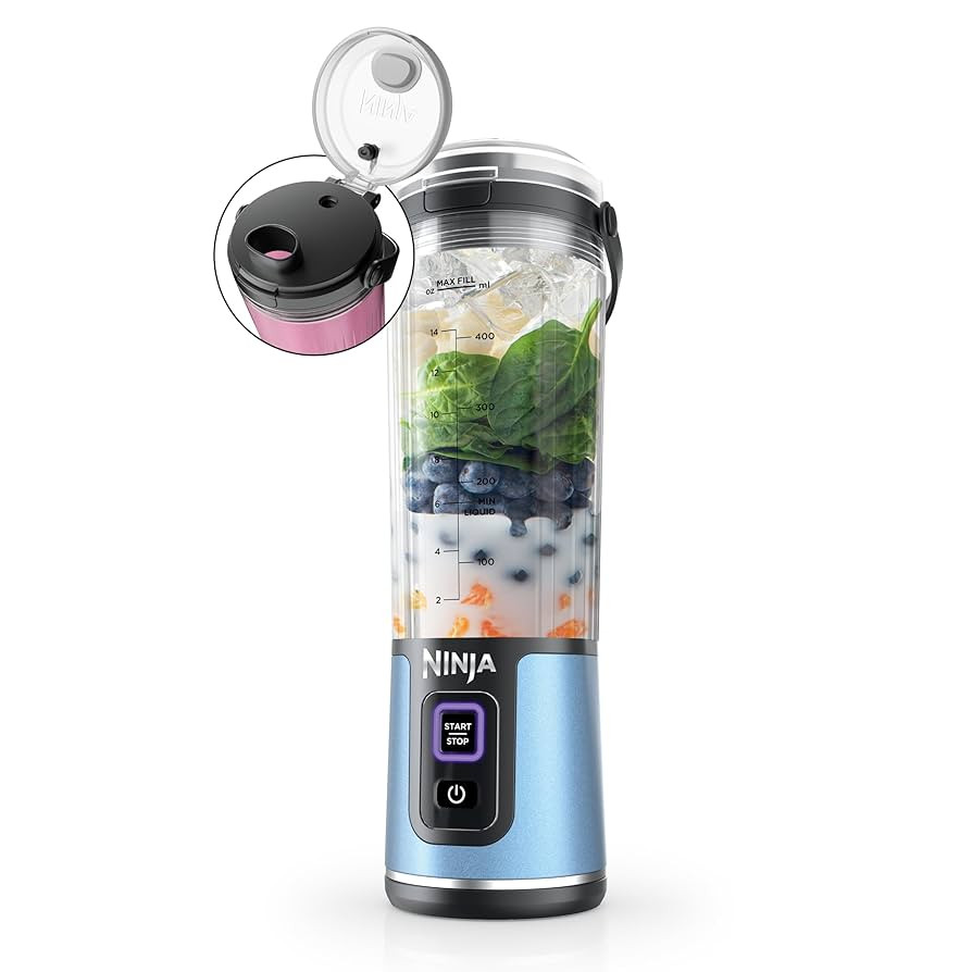Ninja Blast Portable Blender, Cordless, 18oz. Vessel, Personal Blender For-Shakes and Smoothies, ... | Amazon (US)