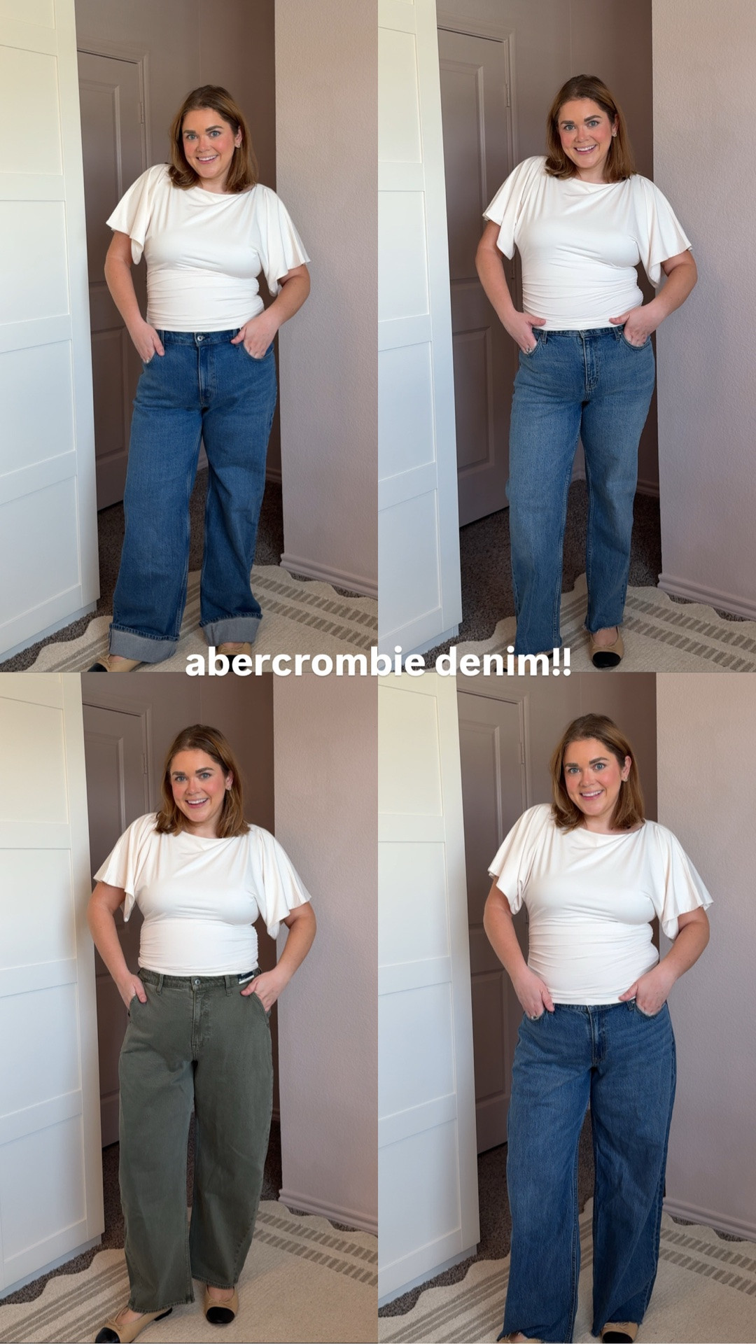 Abercrombie denim on sale wearing a 32 in everything as a size 14. Curve love fits me the best. Use code AFDENIM to stack!

#LTKPlusSize #LTKMidsize #LTKSaleAlert