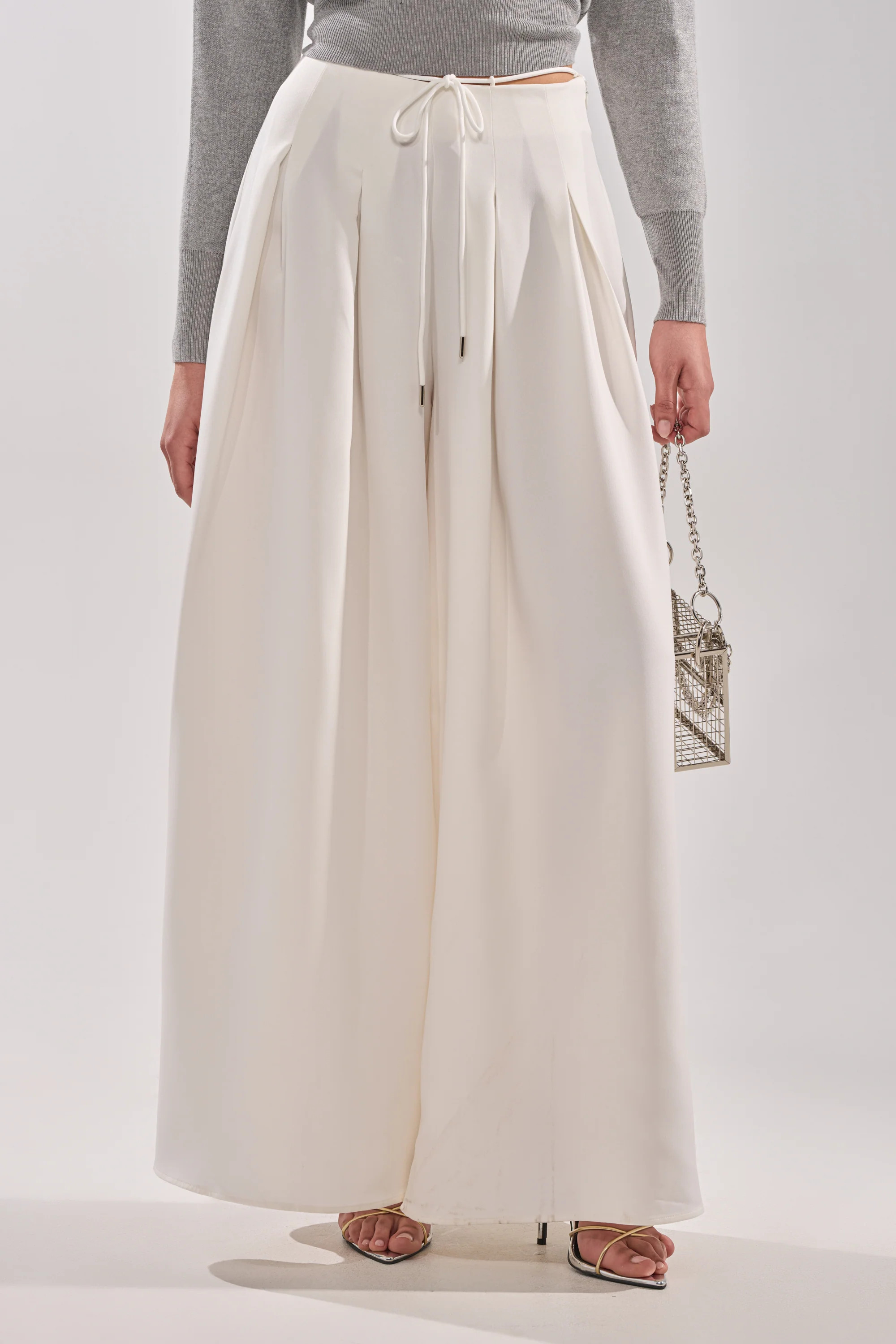 GLORIOUS PLEATED WIDE LEG TROUSER | AKIRA