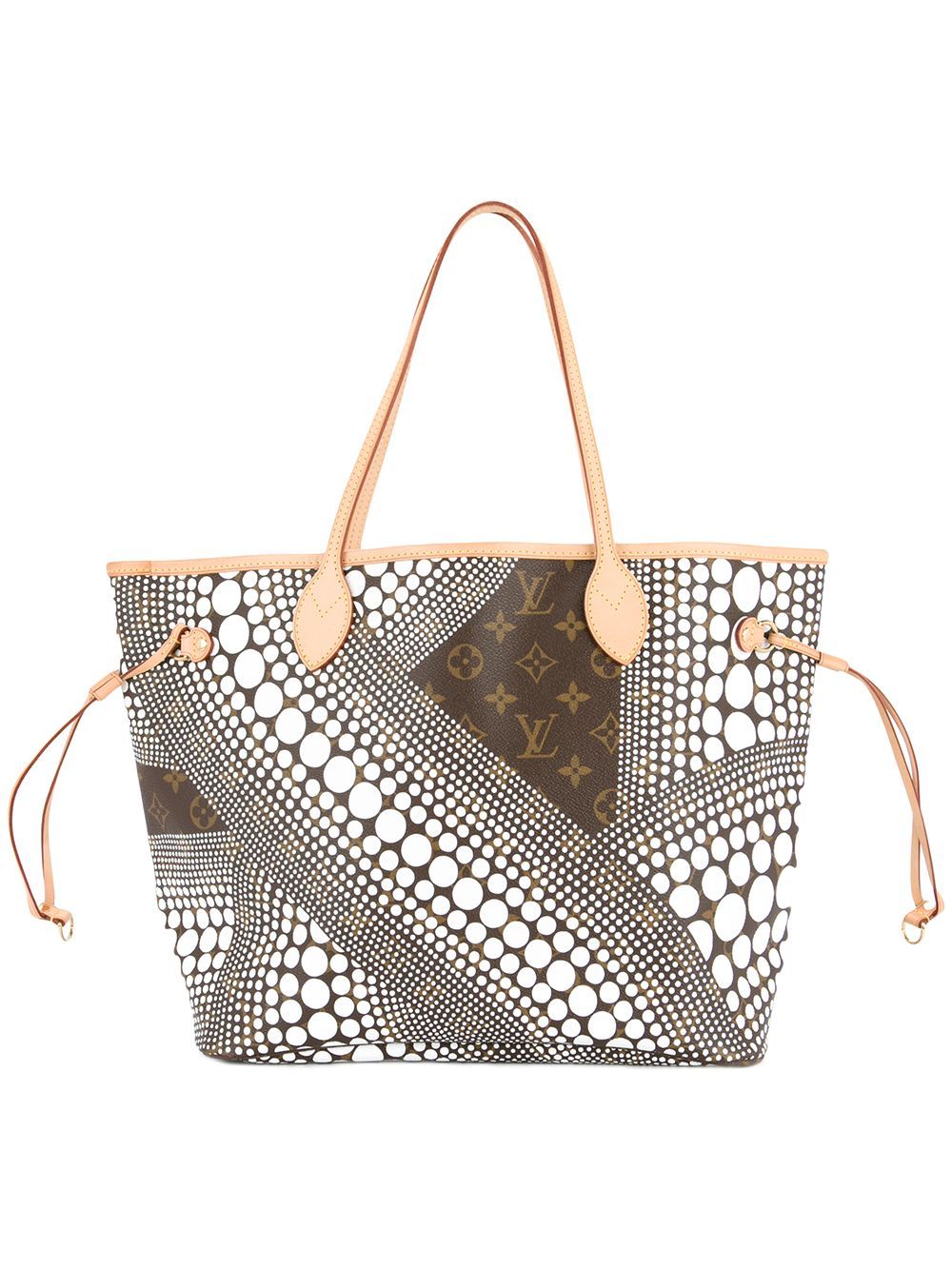 Louis Vuitton Vintage Kusama Waves Neverfull MM tote - Brown | FarFetch US