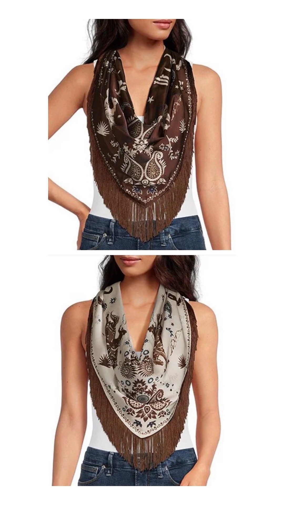 FRINGE SCARF UNDER $50