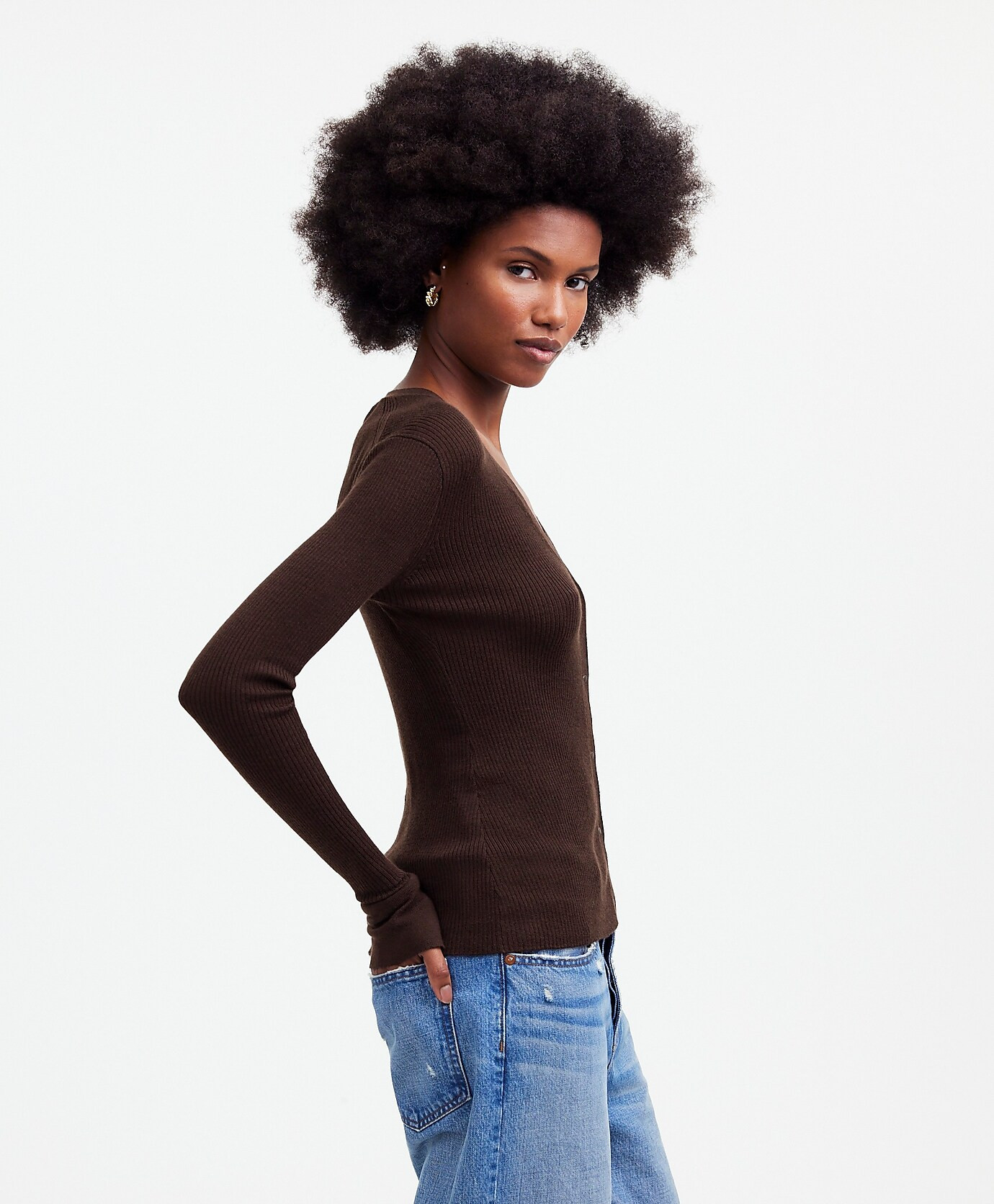 Merino Wool-Silk Blend Cardigan Sweater | Madewell | Madewell