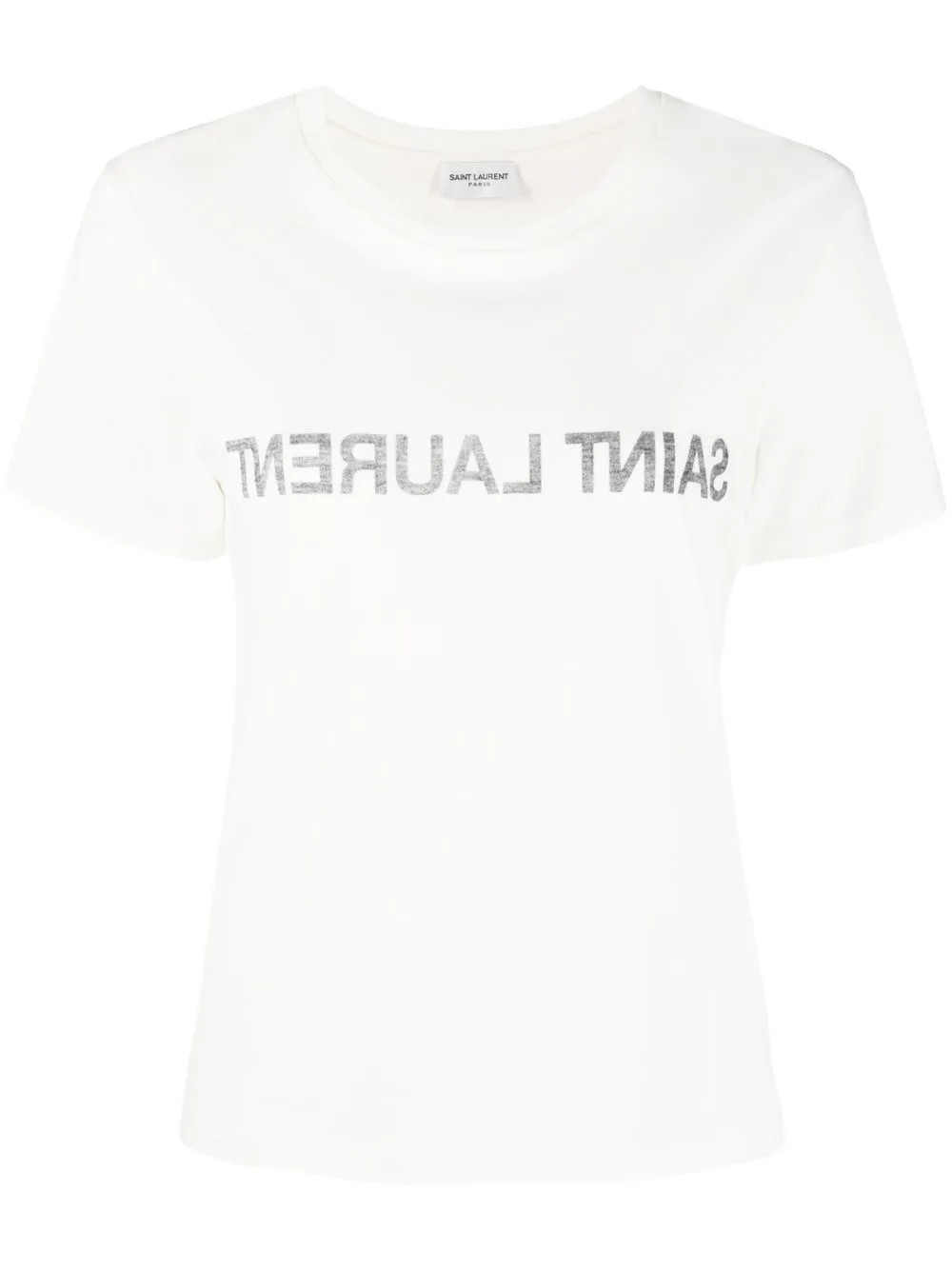 Reverse logo-print T-shirt | Farfetch Global