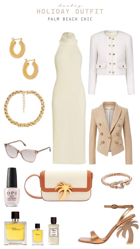 Palm Beach Chic Holiday: Shop my Gift Guide, focusing on timeless Palm Beach-inspired style. 

Elevate her wardrobe with a Palm Angels handbag and matching pumps. 🌴

🎀 Featured designer: Palm Angels 
🎀 Styled outfit: Chic, serene nude / natural colors for apparel, light nude pink OPI nail polish, complemented by the elegance of gold jewelry. 💛

#LTKGiftGuide #LTKstyletip #LTKHoliday