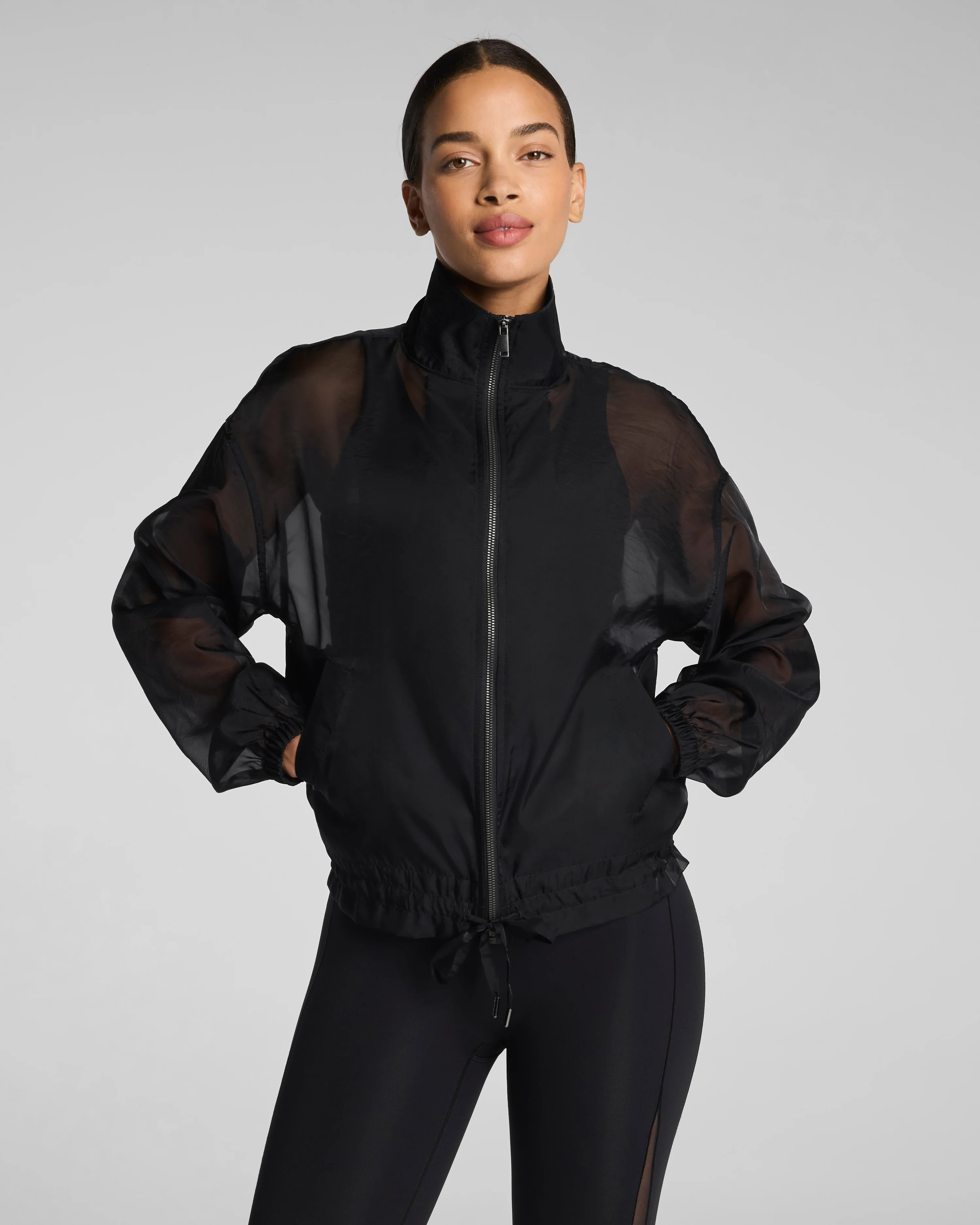 SPANX® BodyLine Sheerious Full Zip Jacket | Breathable Active Layer | Spanx