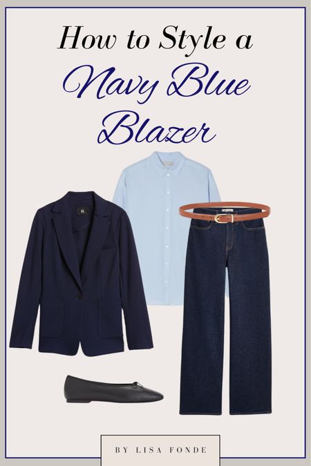 Navy blue blazer work outfit idea

#LTKworkwear #LTKstyletip #LTKSeasonal