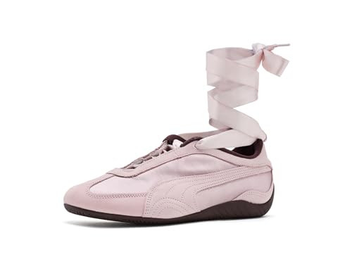 PUMA Women's Speedcat GO Etoile Shoes Misty Pink/Chocolate Fondue 9.5 Medium | Amazon (US)