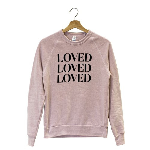 Loved Crewneck Sweatshirt | Nickel and Suede