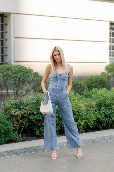 Love this denim jumpsuit! Wearing a size 4, true to size 🤗

Tags: denim corset jumpsuit, tall girl jeans, Country Concert outfit, agolde, Amazon heels 