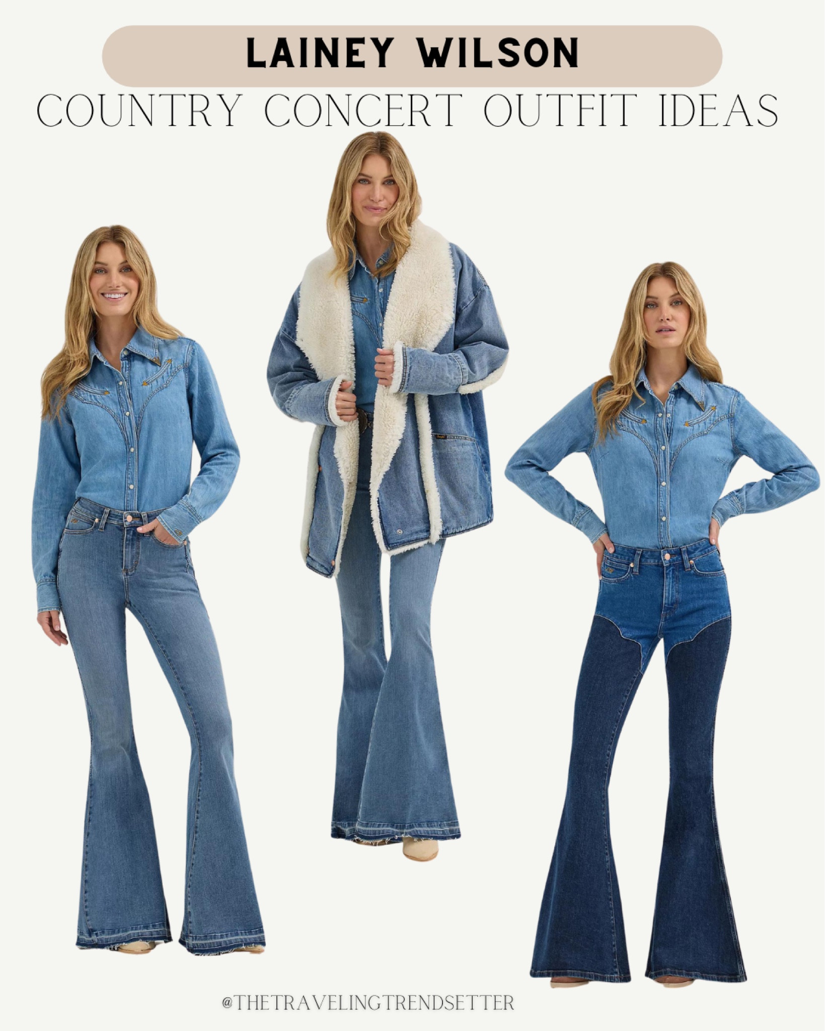 Denim on denim for fall and winter - wrangler 

#LTKStyleTip #LTKWorkwear #LTKFindsUnder100